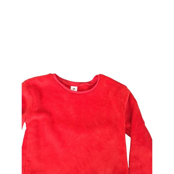 NWOT  Girl's Tucker + Tate Red Pullover Fleece Top Medium M 8 10 - Picture 3 of 4